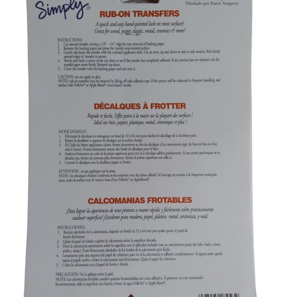 VTG Simply PLAID Happy Halloween Rub on Transfers Lot of 5 #18253 Ghosts NOS - Picture 6 of 7